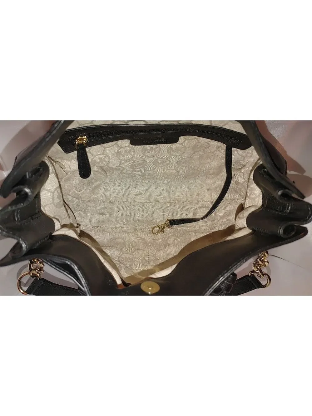 Michael Kors Hamilton Pebbled Leather Satchel